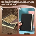 thumbnail image 7 of 4 Colors 51 x 11.8 Book Cloth Linen Fabric Surface Paper Backed Bookbinding Book Cover for Book Binding Supplies Scrapbooking Protector Bookcloth, 7 of 7