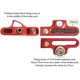 thumbnail image 4 of Adaptador de pinza Poday Bike C YONGSHENG extensión de freno plateado, 4 of 4