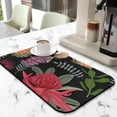 thumbnail image 3 of Exquisite Floral Coffee Mat 19.5x12in Colorful, Absorbent Mat for Drying Dishes, Coffee Drying Mat Adds a Burst of Color to Countertop Coffee Time, 3 of 7