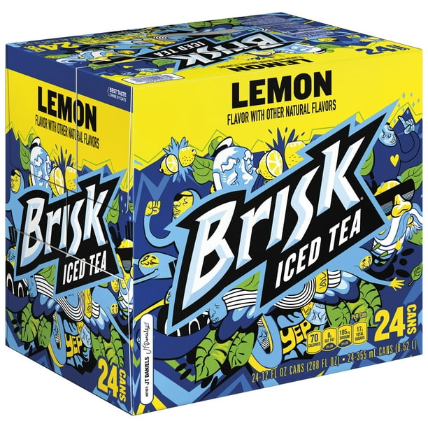 Is Brisk Lemon Iced Tea Good For You Brisk Iced Tea, Lemon, 12 oz Cans, 24 Count - Walmart.com - Walmart.com