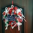 thumbnail image 5 of serony Christmas Wreath Decorative Hanging Round Garlands Simulation Snowflake Pine Xmas Tree Window Pendent Party Favors Home, 5 of 5