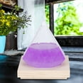thumbnail image 3 of Weather Predictor, Glass Weather Station, Home Decoration for Office Purple, 3 of 8