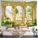 thumbnail image 3 of Hermoso tapiz de pared con flores de jardín para colgar en la pared, decoración del hogar, sala de estar, fondo impreso, 3 of 5