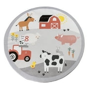 Fun on the Farm Milestone Mat with 12 Reversible Marker Cards