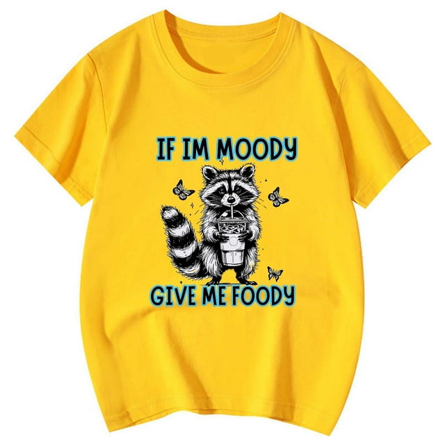 TZEWGL T-Shirts pour Enfants Imprimé Animal Mignon Col Rond Manches Courtes Vêtements pour Nouveau-Nés Taille 10-11T