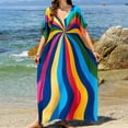 thumbnail image 6 of Qepwscx Cocktail Dresses for Women 2026 Elegant Classy Fall Long Sleeve Midi A Line Flowy Modest Party Dress Free Size, 6 of 7