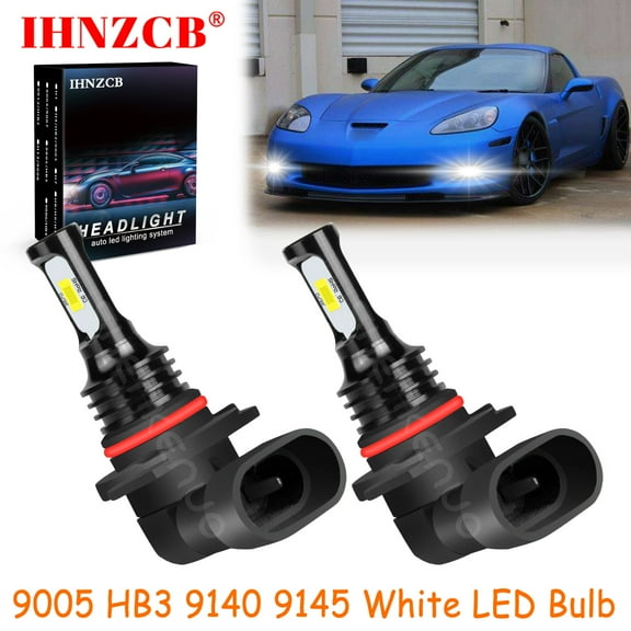 IHNZCB for Corvette C6 2005-2013 White Led Fog Light Bulb,9145 H10,HKB,Y02