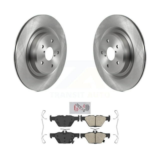 Transit Auto Rear Disc Brake Rotors and Ceramic Pads Kit for Car 2019-2024 Subaru Ascent K8A-101216