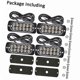 thumbnail image 3 of 4PCS 12 Strobe LED Amber Hazard Beacon Emergency Flashing Side Marker Light Bars Warning Signal Towing Truck Flashing Lamp, 3 of 5