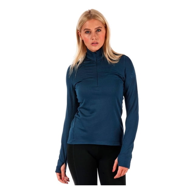 Sudadera adidas Mujer Azul Climalite Entrenamiento Ap9708 azul S Adidas Mujer Azul Running AP9708