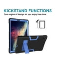 thumbnail image 3 of FIEWESEY for Lenovo Tab K10 10.3 Inch Case,Hybrid Shockproof Kids Friendly Rugged Protective Case for Lenovo Tab M10 Plus (2020 2nd Gen)/Lenovo Tab K10 +Screen Protector(Black/Blue,2 Pcs), 3 of 6