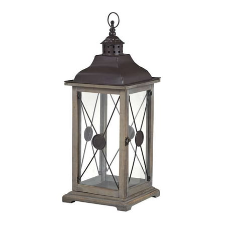 Sterling Industries 137-003 Edlington Large Wooden Lantern