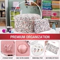 thumbnail image 2 of Cesta de costura SINGER redonda grande con kit de emergencia, color rosa, 2 of 9