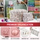 thumbnail image 2 of Cesta de costura SINGER redonda grande con kit de emergencia, color rosa, 2 of 9