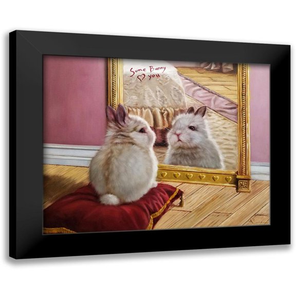 Heffernan, Lucia 24x20 Black Modern Framed Museum Art Print Titled - You’re Loved