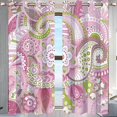 thumbnail image 3 of Collection de Décoration de Maison de Fleurs Rideau de Porte Patio 2 Panneaux Rideaux Extérieurs Roses Décoration de Cheminée (L) 55 X (H) 72 Pouces, 3 of 6