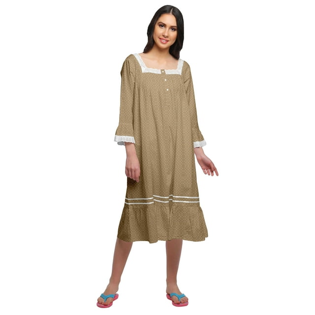 Moomaya Nuisette Évasée en Coton pour Femmes