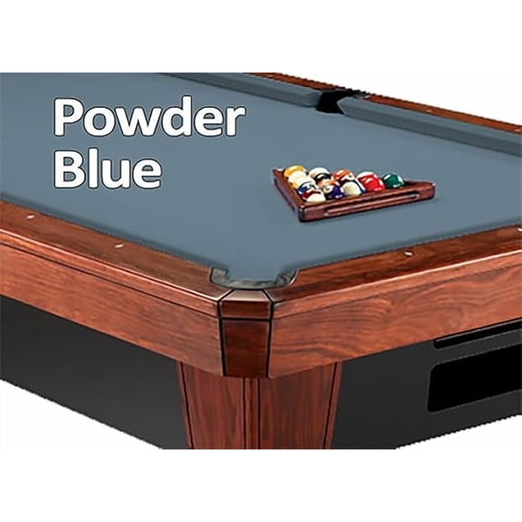 Simonis Powder Blue Billiard Cloth- 7 Foot Cut