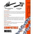 thumbnail image 4 of Cadena para motosierra NEO-TEC, 18 pulgadas, 3/8 pulgadas, paso LP, 0,50 pulgadas, calibre 62DL, 4 of 7