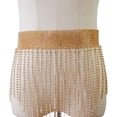 thumbnail image 5 of Cadena larga con borlas para el cuerpo, brillante, para bailar. dorado, 5 of 5