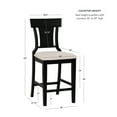 thumbnail image 5 of Rylan Counter Stool Black, 5 of 13