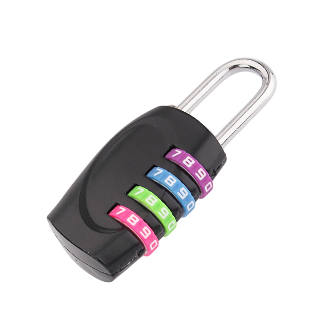 New 4Digit Aluminum Body Combination Padlock Password Lock for Travel