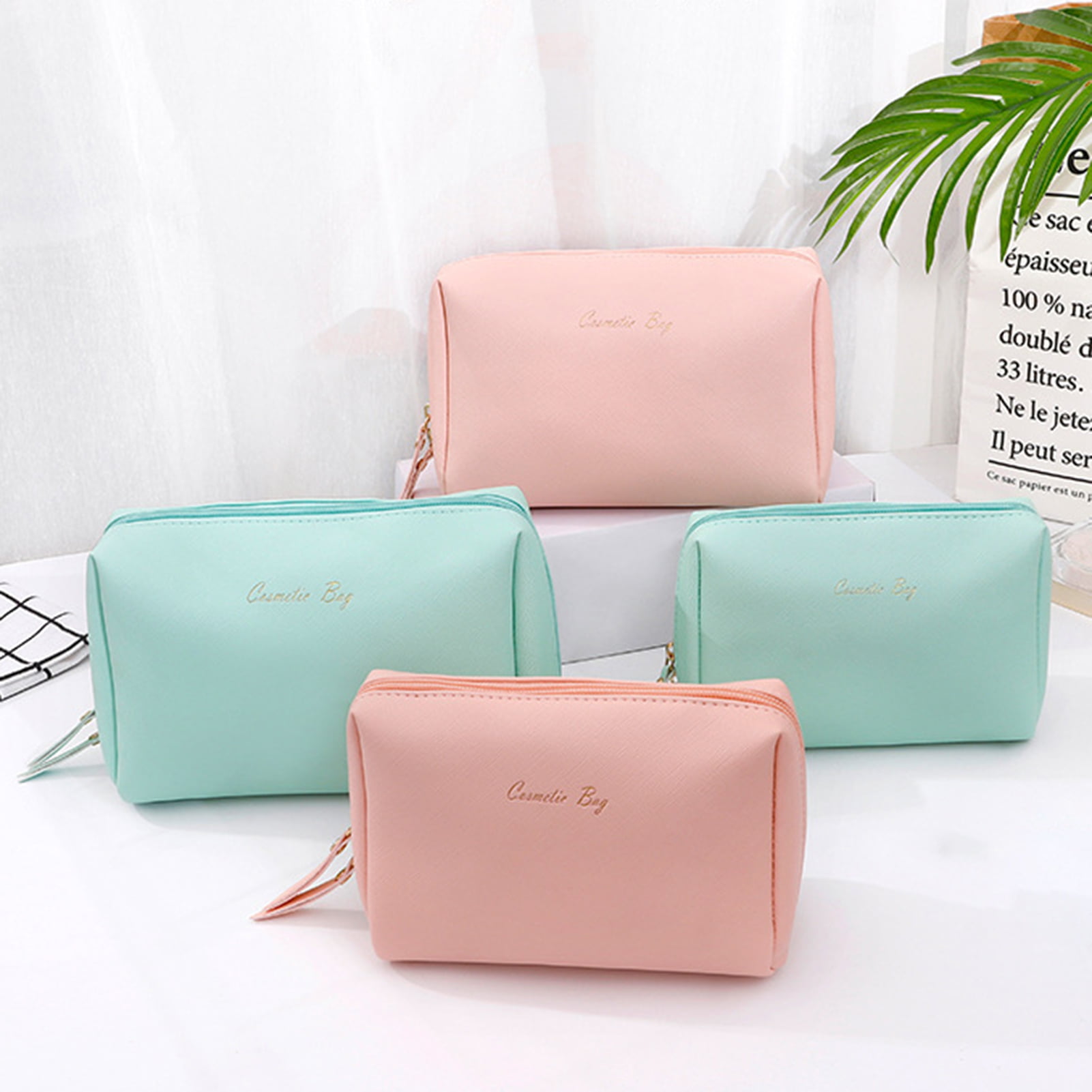  FRCOLOR Ladies Wallet Small Women Wallet Travel Toiletry Bag  Travel Necessities Traveling Essentials Travel Cosmetic Bag Makeup Bag for  Travel Portable Makeup Bag Miss Advanced Pu Leather : Beauty & Personal