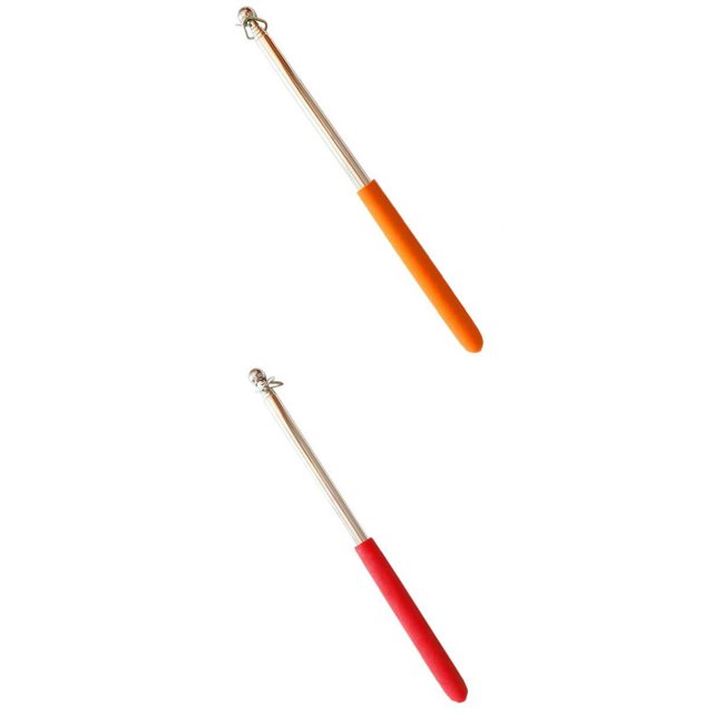 2pcs 100cm Ajustable de material acero Inoxidable Asta Maestros Puntero / Guías Turísticos