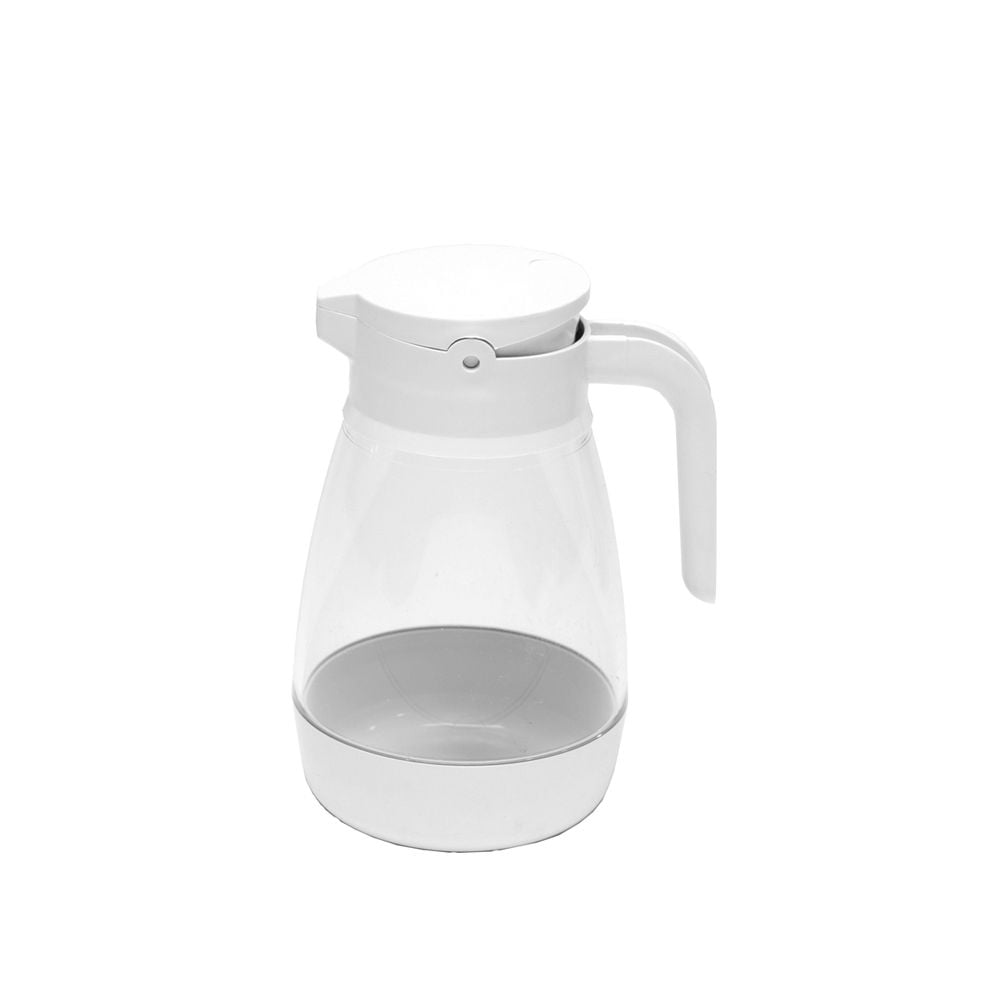 Service Ideas SY916WH White 16 Oz Syrup Dispenser