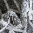 thumbnail image 5 of Unique Loom Matrix Trellis Collection Area Rug - Diamonds (7' Square Gray/Ivory), 5 of 6