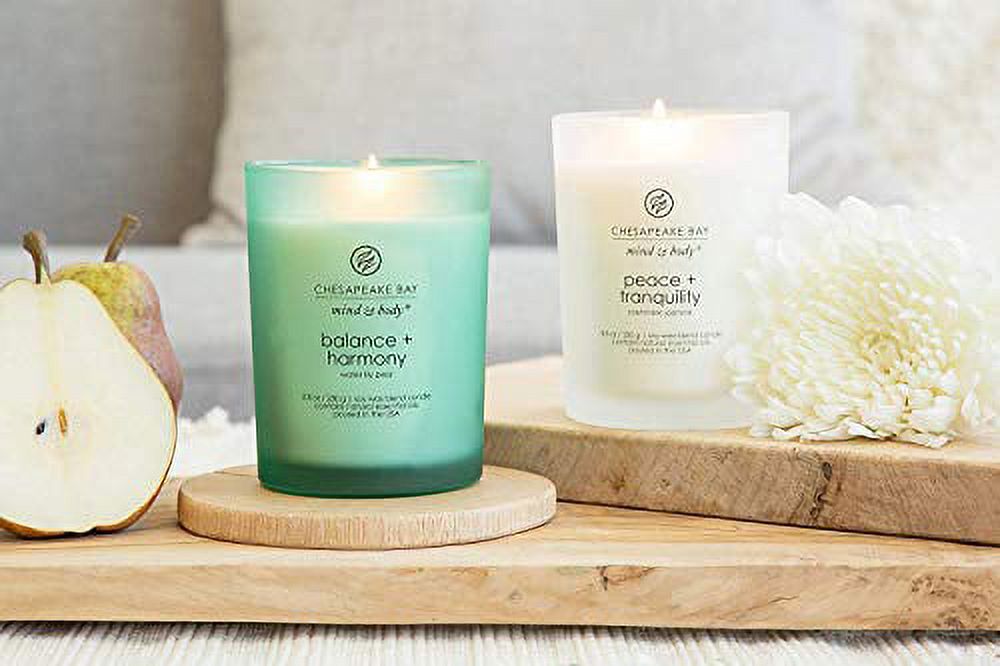 Chesapeake Bay Candle Scented Candles, Peace + Tranquility & Balance + Harmony, Medium (2-Pack) - image 2 of 8