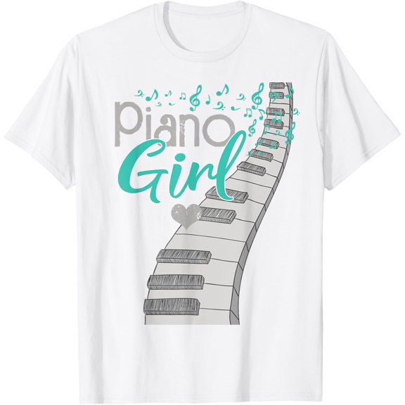 Exquisite and comfortable-Piano Player Lover Kids Pianist Girls Piano Music T-Shirt