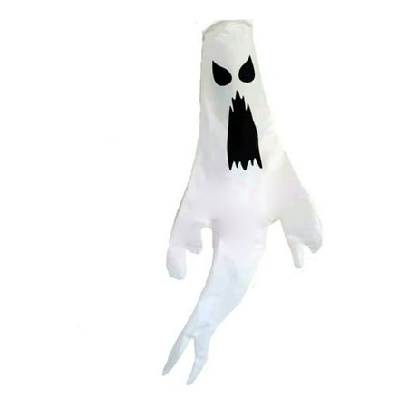 

Halloween Ghost Windshield Charm Easy to Set Up Durable Pendant for Fireplace Home Halloween Party Decor Warm Light Combination