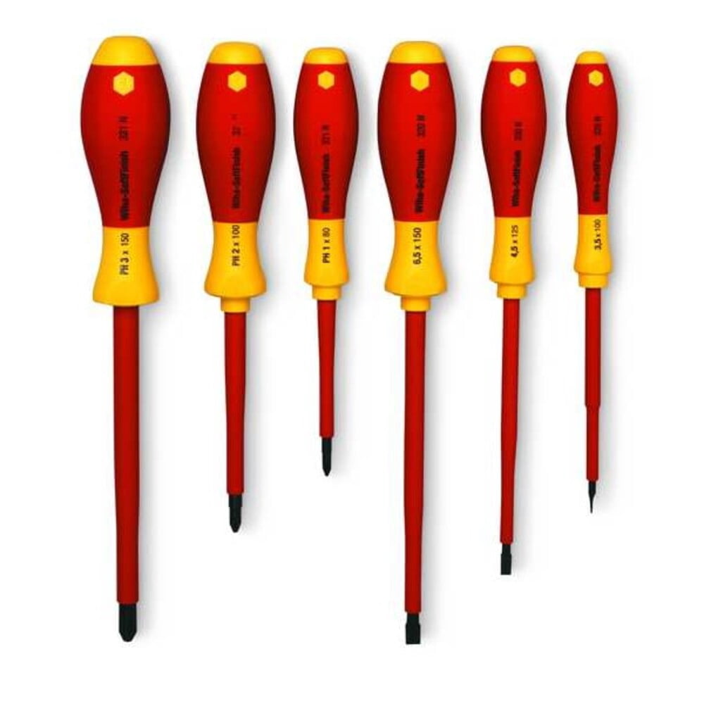Wiha Tools 6 Piece Insulated SoftFinish Torx Screwdriver Set