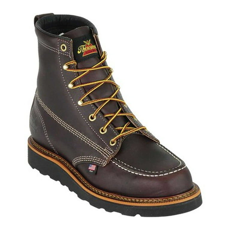 Thorogood American Heritage 6 Moc Toe MAXwear Wedge Non Safety Toe Boot Black Walnut Black Sole 11.5 EE US Walmart