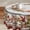 Fall Maple Leaves, variant on Winter Wondland Reindeer Round Tablecloths 60 Inch Christmas Snowflake Pine Tree Washable Table Cover Decoration Table Cloth for Dining Kitchen Holiday Picnic Indoor Outdoor Decor