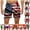 Multicolor#Canada, variant on 4th of July Shorts for Men Big and Tall Swim Trunks Drawstring Surf Board Shorts Hawaii Beach Shorts with Pockets Multicolor M