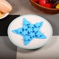 thumbnail image 5 of Five Star Shaped Cool Silicone Ice Cube Tray Freeze Mold Maker Tools for Club Bar Party (Blue), 5 of 5