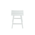 thumbnail image 6 of GARDEN 29" Inches Adirondack Plastic Outdoor Bar Stools (Set of 2), White, 6 of 11