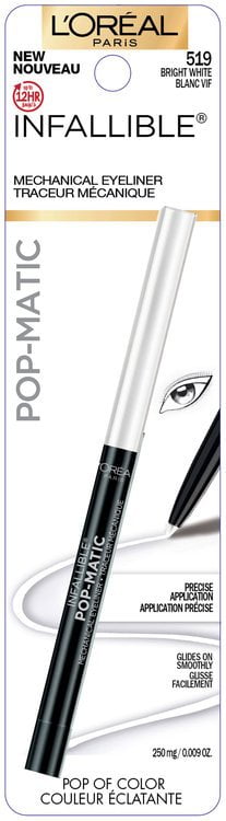 L'Oreal Infallible Pop-Matic Mechanical Eyeliner, #519 Bright White