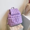 thumbnail image 3 of LHSHIDU Backpack for Women - Trendy Drawstring Puffy Backpack (Black), 3 of 7