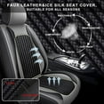 thumbnail image 5 of AQBDDBQ Front Car Seat Covers Fit for Volkswagen Golf GTI/R 2015-2021:Front Set Waterproof Leather Vehicle Seat Cushion Luxury Automotive Protector Grey,Front Set(2 Seat), 5 of 8