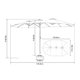 thumbnail image 2 of 14.8 pies doble lado paraguas al aire libre rectangular grande con manivela (sin base), 2 of 5