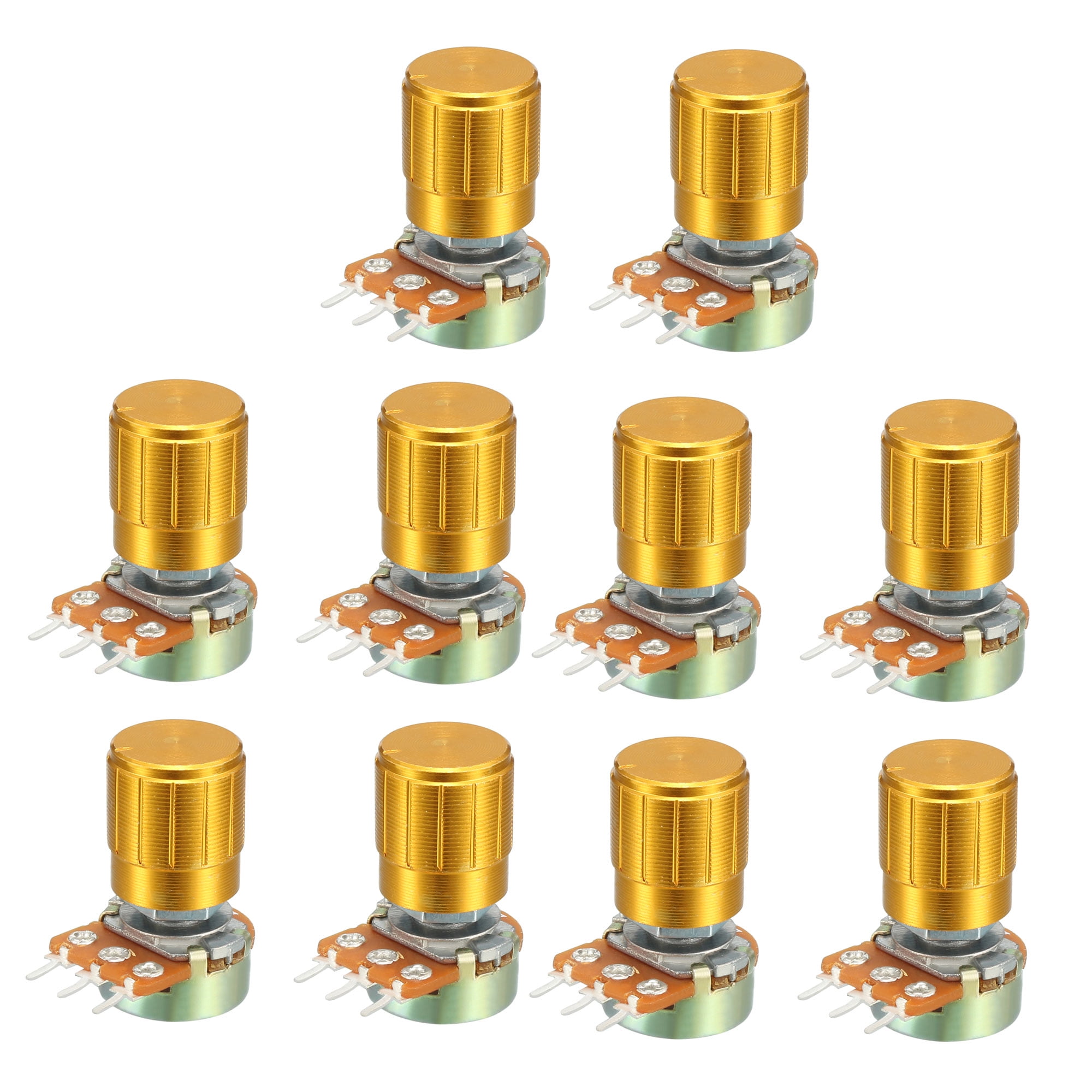 10PCS WH148 B10K Single Volume Potentiometer 15MM