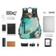 thumbnail image 4 of Balery Turquoise Beach Kayaking Mochila ligera para hombre y mujer: duradera e impermeable, ideal para la escuela, el trabajo, viajes y uso diario., 4 of 7