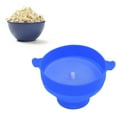thumbnail image 1 of Silicone Microwave Popcorn Bowl,Microwave Popcorn Popper with Handles, Collapsible Popcorn Maker Bowl,  and Dishwasher Safe, Lightweight Foldable Popcorn Bowl, Comes with Lid and, 1 of 7