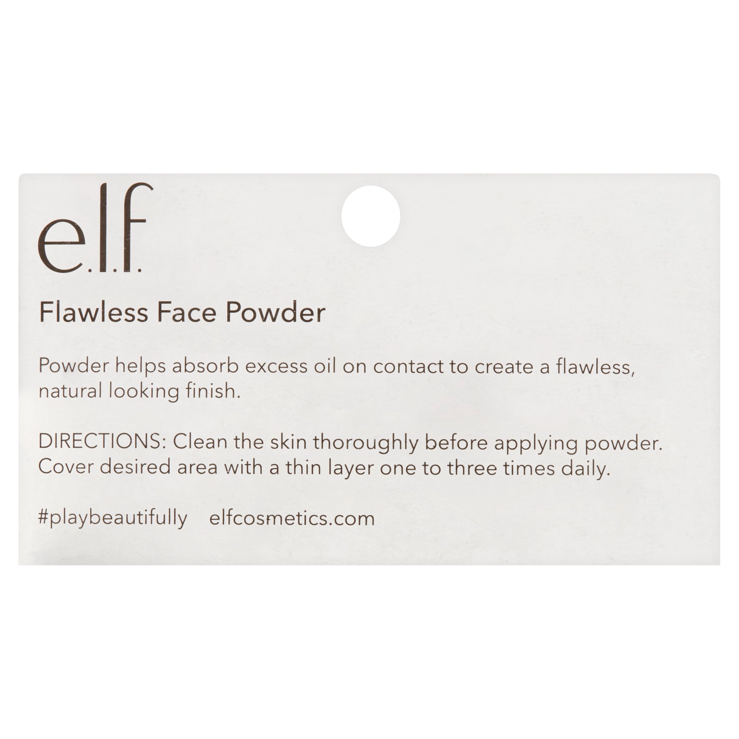 e.l.f. Flawless Face Powder, Ivory, 0.18 oz