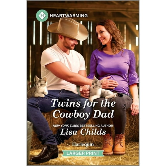 Bachelor Cowboys Romance Twins for the Cowboy Dad, Book 3, (Paperback)