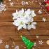 thumbnail image 5 of WOVTE Arbustos de Pascua Artificiales, Paquete de 4, 7 Cabezas, Tela de Seda, Arbustos de Pascua Rojos Navideños, Ramo de Pascua Artificial, Flores de Pascua Falsas para Navidad, 35 cm/13.8 pulgadas, 5 of 6