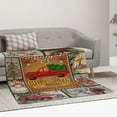 thumbnail image 3 of Christmas Blanket Red Truck Throw Blankets Gifts Soft Flannel, Retro For Christmas Warm Bed Blanket Throws for Chair Sofa Couch Bedroom Camper, 3 of 7